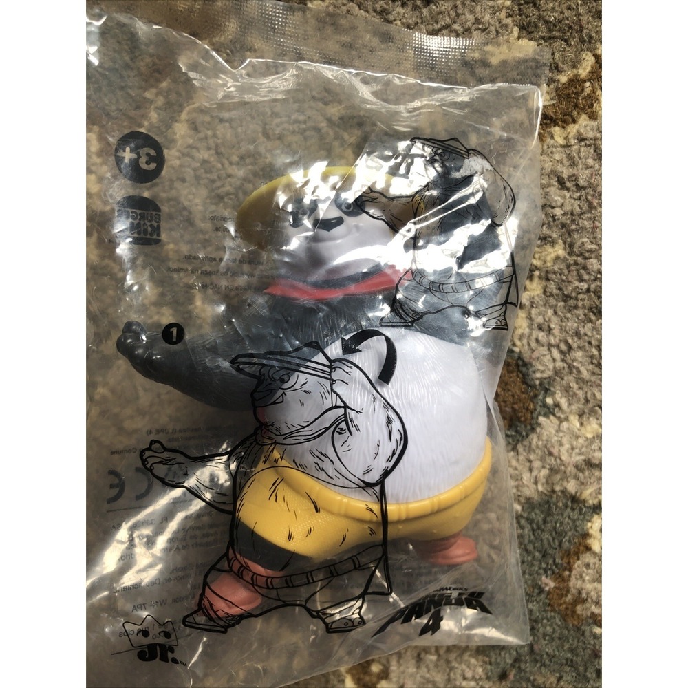 2024 Burger King Kung-fu Panda 4 Po Happy‎ Meal  Toy New